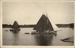 Dutch Canal Boats Postcard