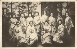 Women in Traditional Dress Postcard