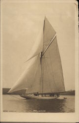 Reliance - Yacht Sailboats Postcard Postcard