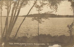 View From Alden's Camps Postcard