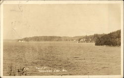 View Across Lake Postcard