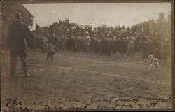 Collapse of Bleacher Stand at Colgate Football Game Hamilton, NY Postcard Postcard