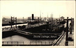 Double Lockage Postcard