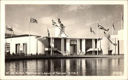 British Pavillion on Lagoon of Nations Postcard