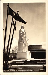 Statue of George Washington - New York World's Fair 1939 NY World's Fair Postcard Postcard