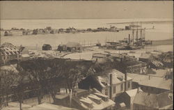 View of the Bay Nantucket, MA Postcard Postcard