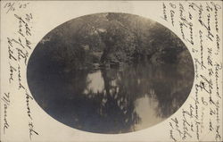 River Scene Postcard