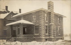 H.E. Saylor's Home - after construction Endicott, NY Postcard Postcard