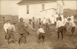 Playing in the School Yard Postcard