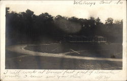 View of Field or Fairgrounds Whitney Point, NY Postcard Postcard