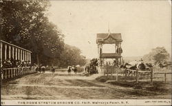 The Home Stretch Broome County Fair Whitney Point, NY Postcard Postcard