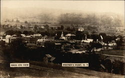 Bird's Eye View of Town Whitney Point, NY Postcard Postcard