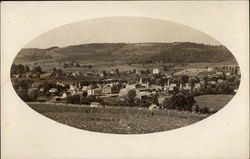 View of Town from Hill Whitney Point, NY Postcard Postcard