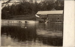 Mill Waterfall Whitney Point, NY Postcard Postcard