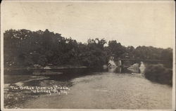 The Bridge from Upstream Postcard