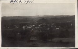 View of Town Postcard