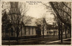 First Methodist Church Union, NY Postcard Postcard