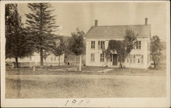 Large Colonial House Binghamton, NY Postcard Postcard