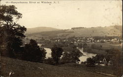 Susquehanna River Windsor, NY Postcard Postcard