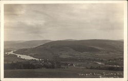 View East from Doolittle Hill Ouaquaga, NY Postcard Postcard