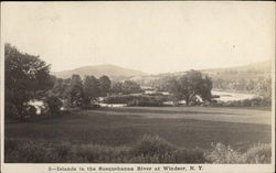 Islands in the Susquehanna River Postcard