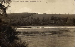 The River Dam Postcard