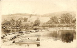 Dam at Low Water Postcard