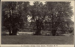 Windsor Bridge from Below Postcard