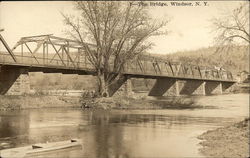 The Bridge - Windsor Postcard