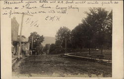 Lower Main Street Windsor, NY Postcard Postcard