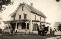 House, Horse & Buggy Windsor, NY Postcard Postcard