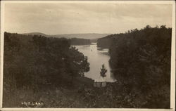 View over Lily Lake Estes Park, CO Postcard Postcard