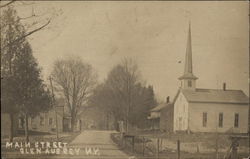 Main Street Glen Aubrey, NY Postcard Postcard