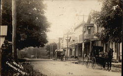 Main Street Chenango Forks, NY Postcard Postcard