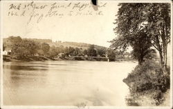 Bridge Over River Chenango Forks, NY Postcard Postcard