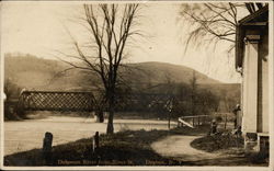 Delaware River From River St Deposit, NY Postcard Postcard