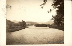 View of River Postcard