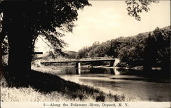 Along the Delaware River Postcard