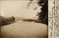 View of River Postcard