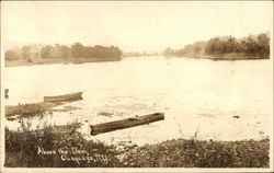 Above the Dam Ouaquaga, NY Postcard Postcard