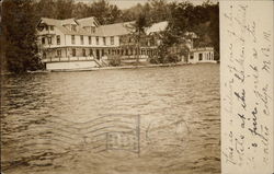 Lakefront Resort Postcard