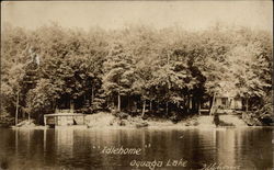 Idlehome Oquaga Lake, NY Postcard Postcard