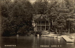 "Hiawatha" From the Lake Postcard