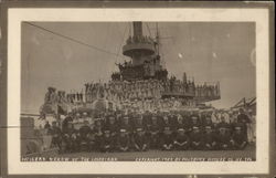 Officers & Crew of the Louisiana Navy Postcard Postcard