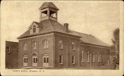 View of Town Hall Postcard