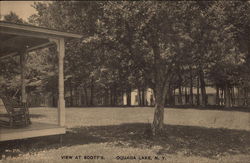 View at Scott's Oquaga Lake, NY Postcard Postcard