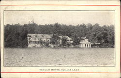 Retlaw House Oquaga Lake, NY Postcard Postcard