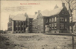 High School Lestershire, NY Postcard Postcard