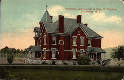 Residence and Grounds of Harry E. Brigham Postcard