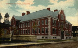 Lestershire High School New York Postcard Postcard